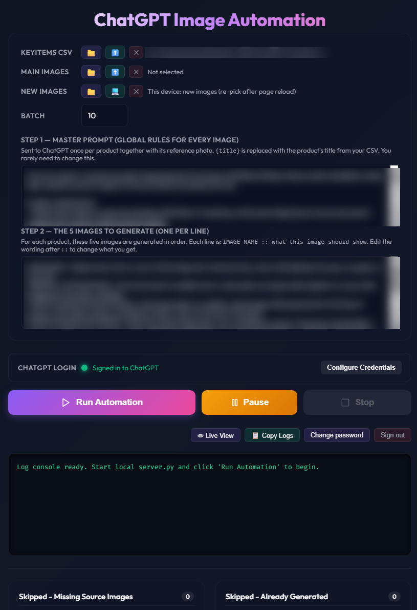 Images screenshot