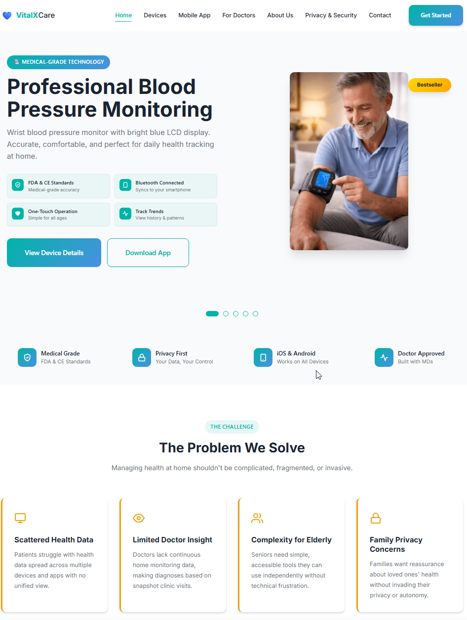 VitalXCare screenshot